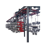 Проходная дробеметная установка подвесного типа QT3710